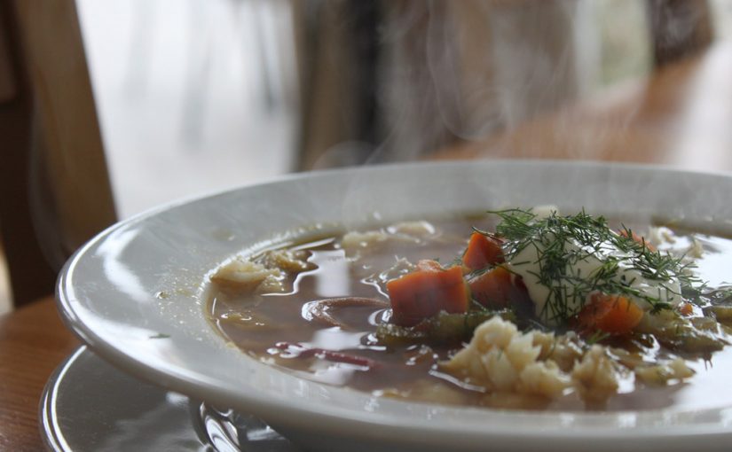 Sopa de bacalao, un plato típico de la semana santa