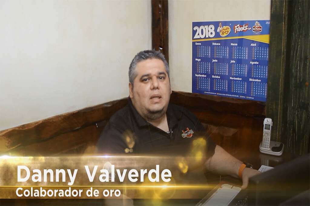 Colaboradores de Oro Danny Valverde