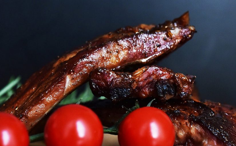 Costilla de cerdo al horno