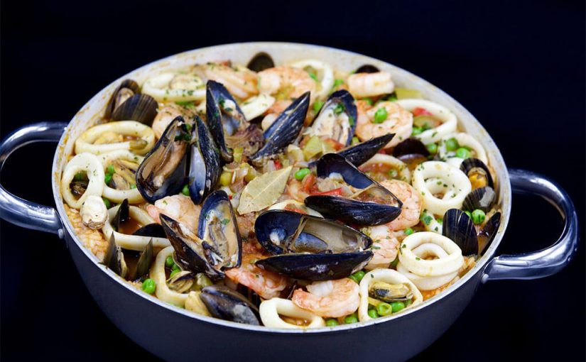 Paella de mariscos