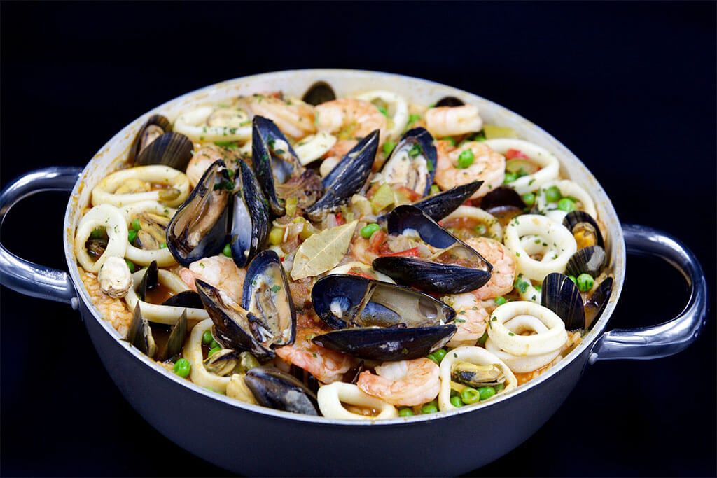 Paella de mariscos