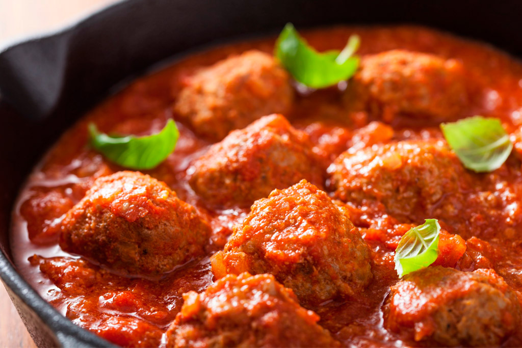 Albóndigas en salsa de tomate