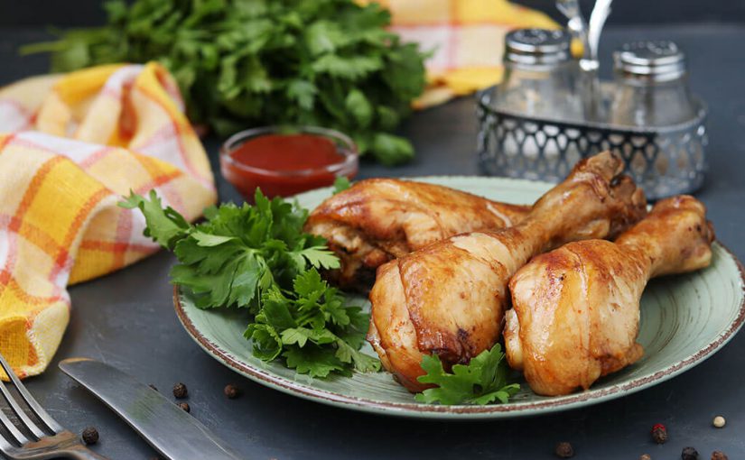 Pollo con salsa cremosa de balsámico