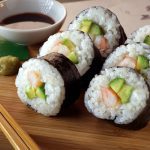 Sushi con camarones - preparación fácil para principiantes