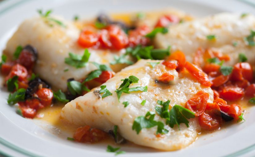 Filete de pescado a la caribeña