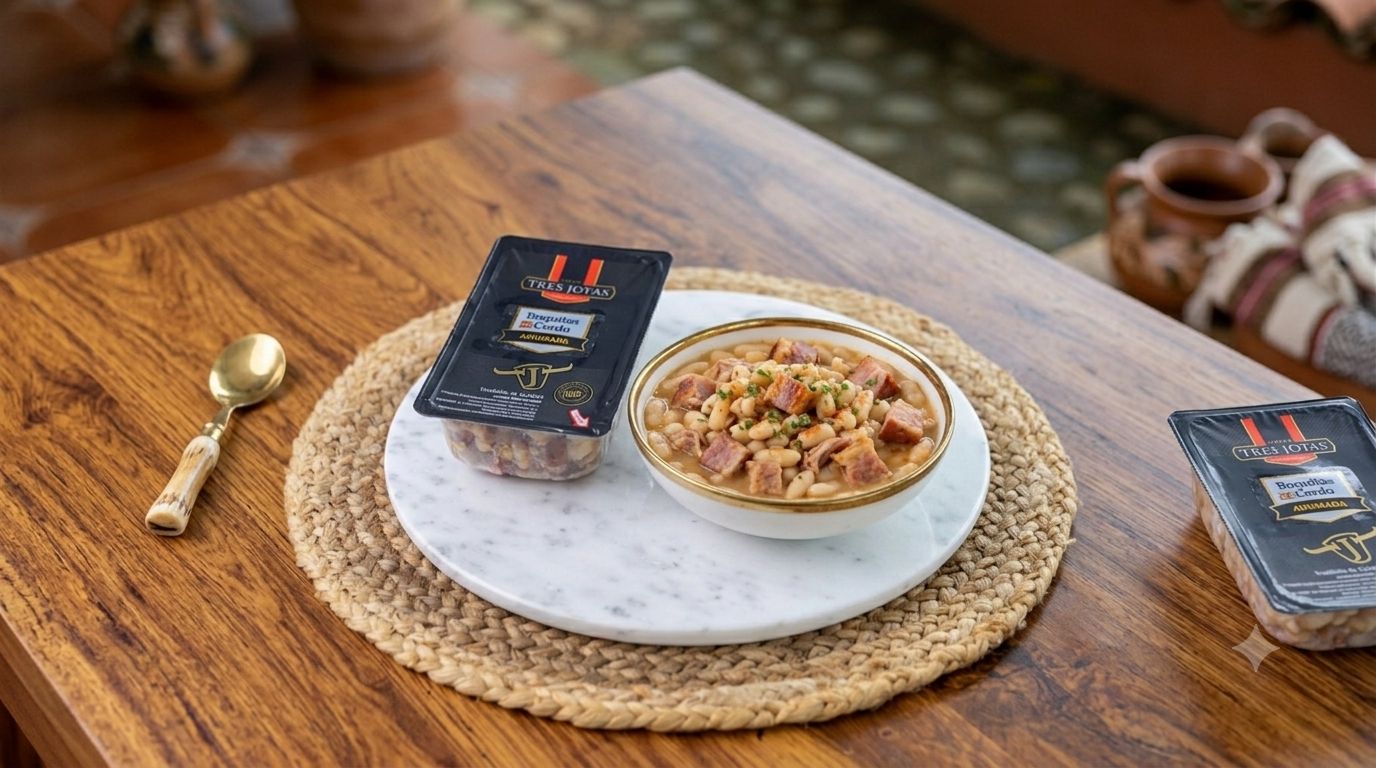 Frijoles blancos con cerdo ahumado: Receta en Costa Rica